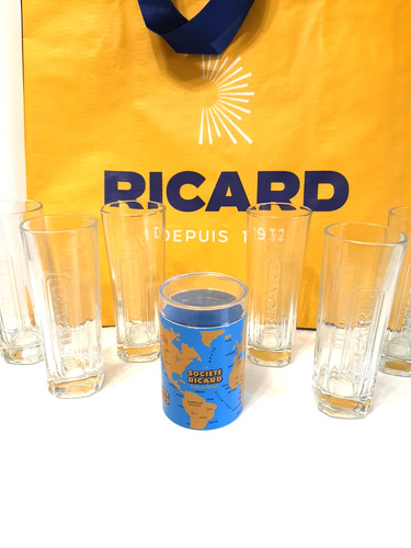 Lot ricard verres tubes - lot,
