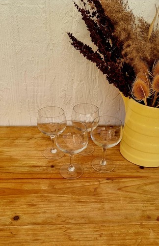Lot verres pied en - de, 4