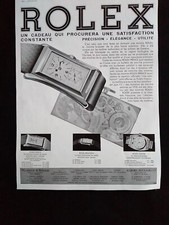 Rare PUBLICITE ROLEX Montre PRINCESSE_PRINCE_ OYSTER /1932/Vintage Advertising