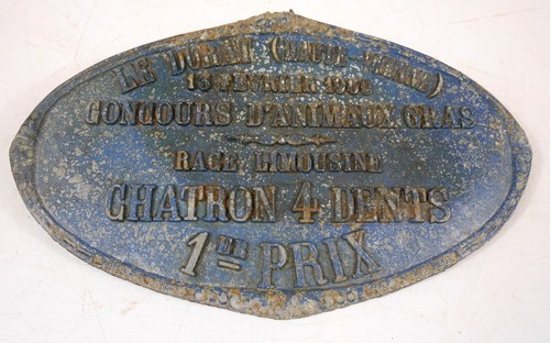 Plaque concours agricole - agricole, le