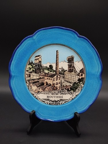 Assiette décorative émaux - assiette, de