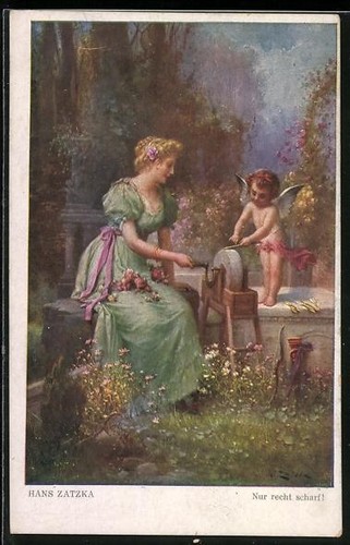 Carte postale artiste hans - carte,