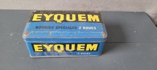 Boîte métal ancienne Eyquem Bougies 2 Roues !