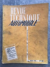 revue technique RTA simca vedette 1956/57