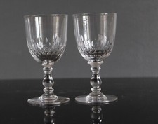 2 verres en cristal de baccarat H 12,3 cm
