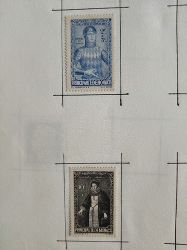 Album timbres monaco 1920 1950 - album,