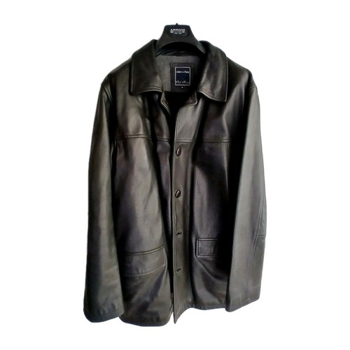 Veste cuir eden park - veste, 3/4