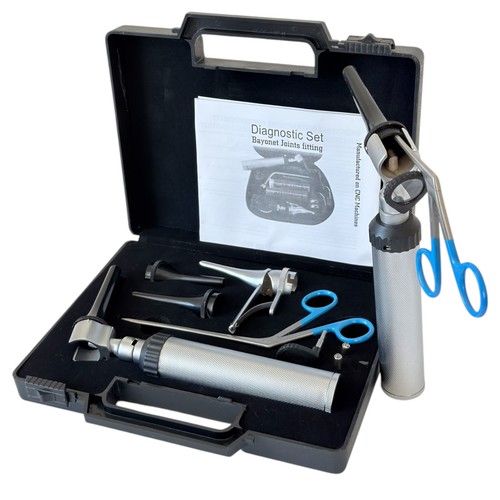 Veterinary otoscope set 10pc - otoscope,