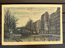 Lithographie française moderne milieu siècle signée Bernard Buffet – Canal Saint