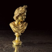 buste bronze d' Apollon