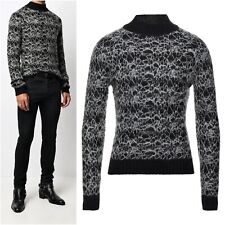 UltraRare & Great AW20  Saint Laurent Spider Web Mohair Blend Sweater