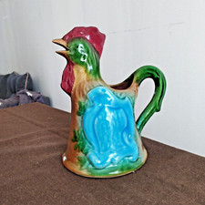PICHET COQ CRUCHE CERAMIQUE BARBOTINE