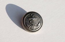 BOUTON UNIFORME - MILITAIRE MARINE OFFICIER ARMEE NAVAL - ANCRE MARITIME - 28mm