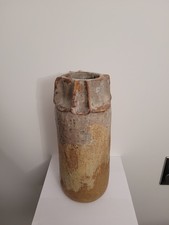 Grand Vase Vintage En Terre Cuite Et Glaçage Ceramique Design