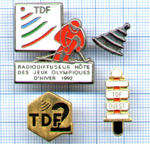 Lot pin tdf jeux olympiques - pin's,