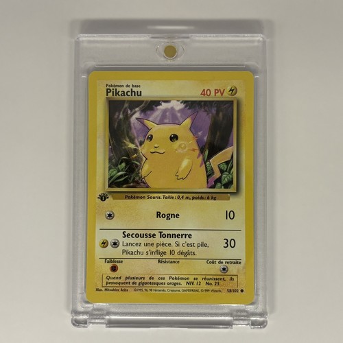 Carte pokemon pikachu 102 - carte,