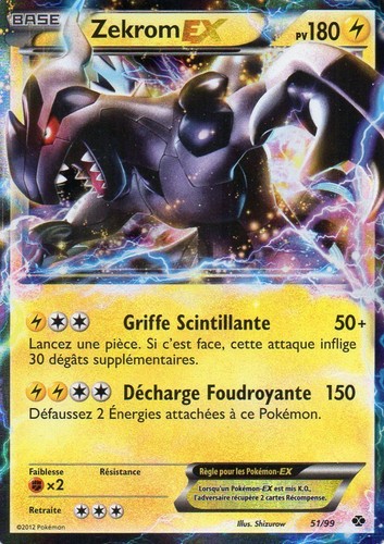 Zekrom holo 180pv - ex,