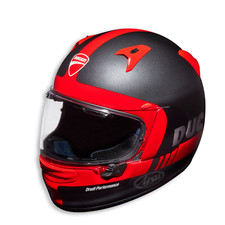 Ducati Arai Profile V D-Rider Casque Intégral Casque Gris Rouge Brillant Neuf