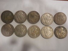lot de 10 pièces en argent de
