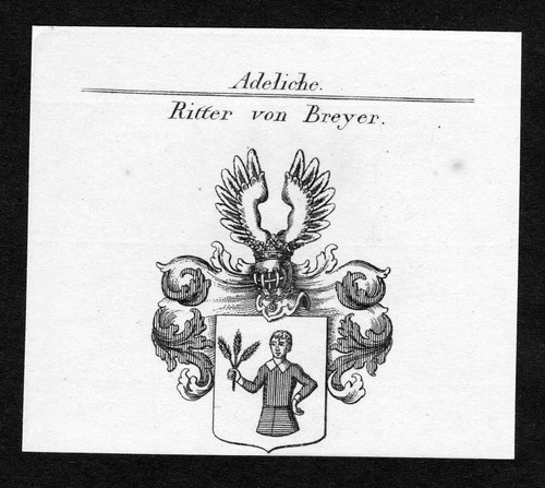 Environ 1820 breyer - 1820, wappen