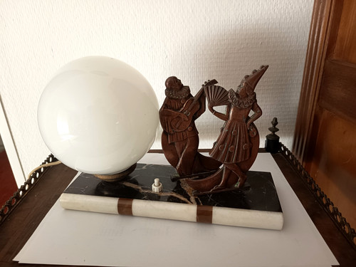 Lampe chevet art deco - lampe,