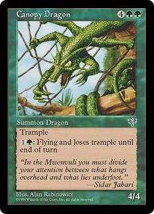 Magic mtg canopy dragon - magic,