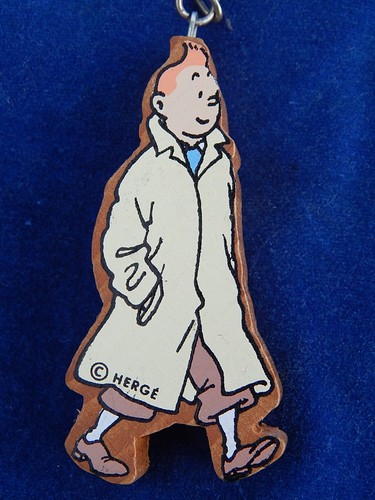 Porte cles key ring herge - porte-cles,