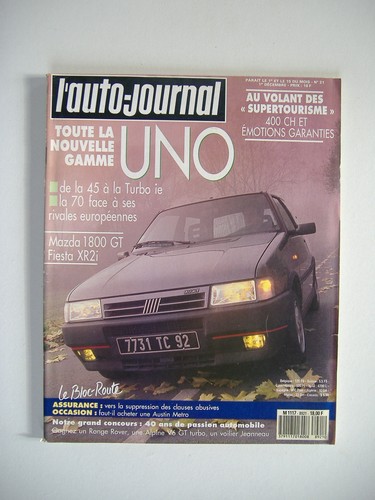 Auto journal 1989 ford - l'auto,