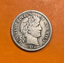 États Unis One Dime 1912