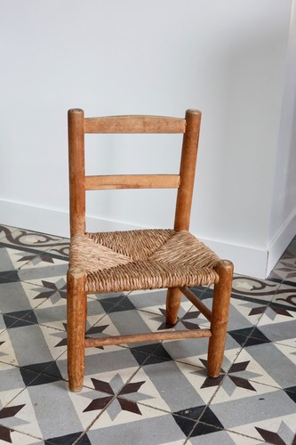 Chaise enfant ancienne en - chaise,