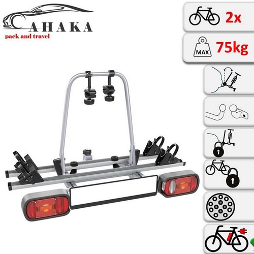 Porte velos sur attelage - porte-velos,