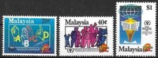 Timbres Malaisie 452/454 **