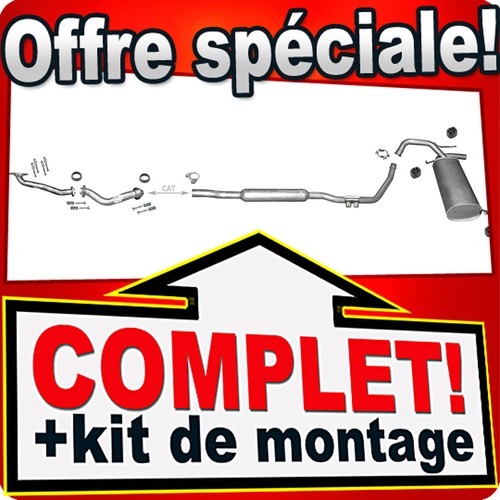 Echappement pour fiat sedici - echappement,