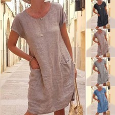 Robe Mi-Longue D'été En