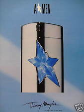 PUBLICITÉ DE PRESSE 1996 PARFUM THIERRY MUGLER A MEN - ADVERTISING