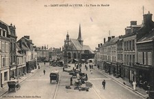 CPA 27 - SAINT ANDRE DE L'EURE (Eure) - 17. La Place du Marché