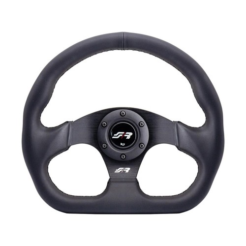 Volant sport éco cuir - en, noir