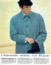 publicité Advertising 0922  1965   Blizzand   l'imperméable moderne