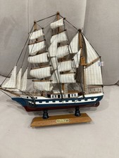 Maquette du voilier “BELEM” – Modèle en bois fait main, très détaillé