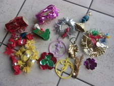 Lot  décoration de NOËL ancienne chérubin ange etoile