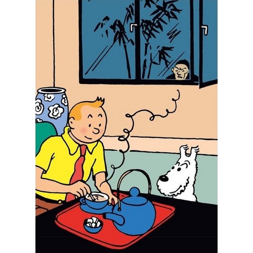Tintin the blue lotus - tintin,
