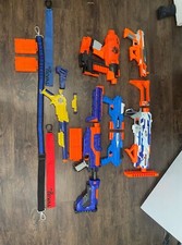 7 nerf guns in good condition