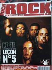 ROCK MAG n°18 - 2002  KORN - PLACEBO - PLEYMO - SUM 41 - RADIOHEAD - MOBY - SAEZ