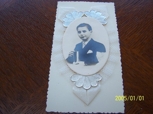 Ancienne image communion - image, de