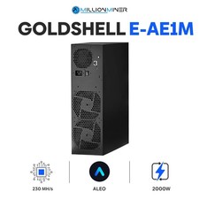 Goldshell E-AE1M  230 MH/s ALEO ASIC Miner -  2000WATT! USED/Gebraucht