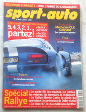 SPORT AUTO 432 janvier 1998 ( mercedes clk cabriolet, bentley r ... ) en TBE