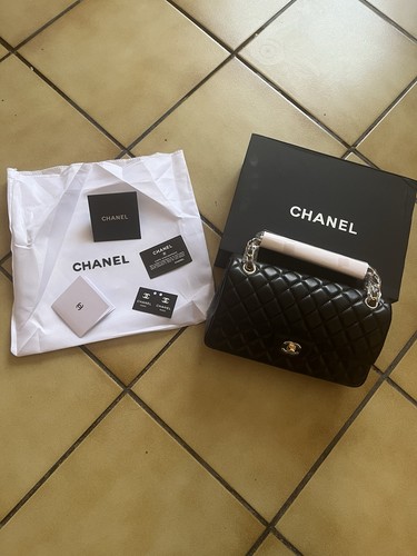 Chanel sac main cuir - chanel,
