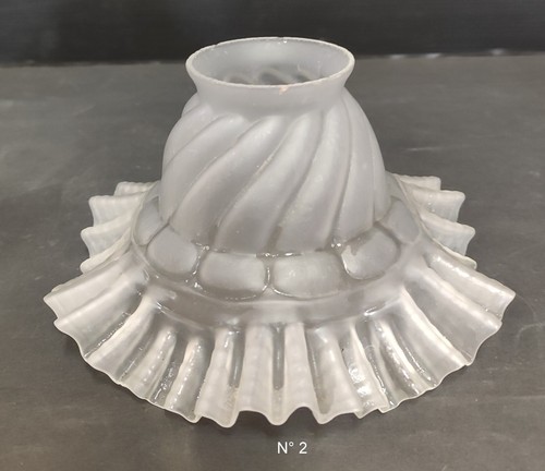 Tulipe verre depoli blanc - en,