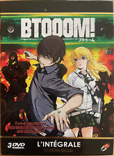 BTOOOM ! L INTEGRALE  EDITION GOLD EN 3 DVD /12 EIPSODES + LIVRET TRES BON ETAT