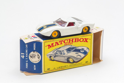 Matchbox ford racing car 41 - gt,
